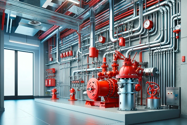 Fire networks (pumps - sprinklers)