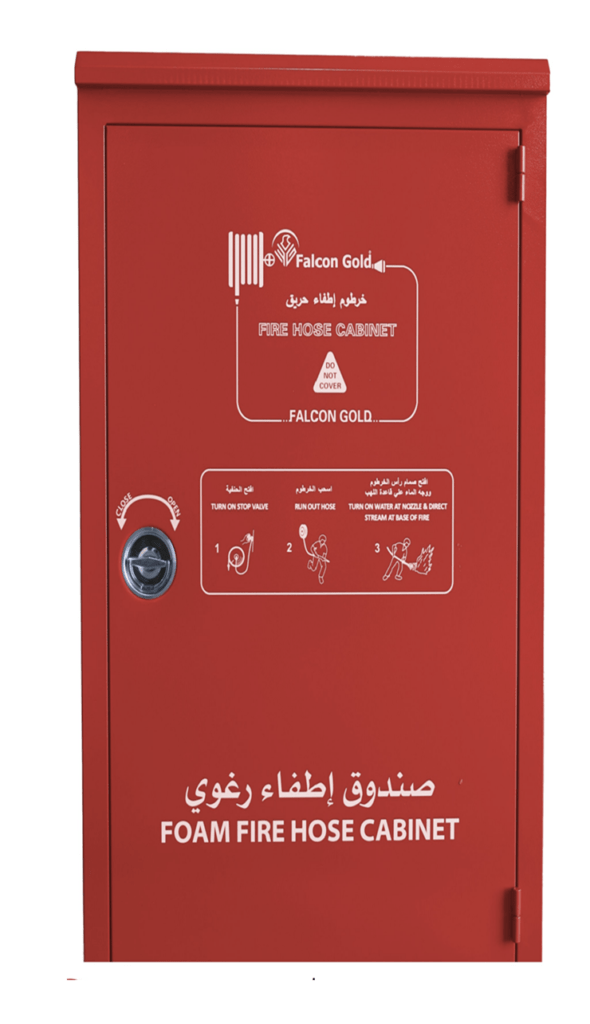 Falcon Gold FG4001RF Foam and Water Fire Hose Cabinet