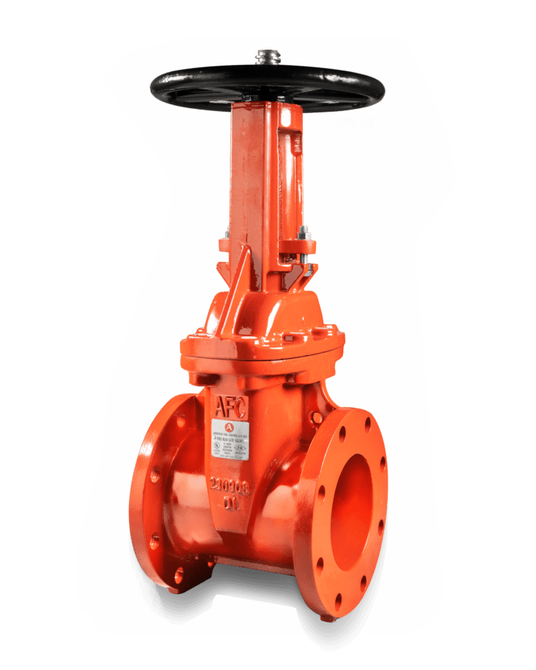AFC OS&Y Fire Gate Valve with Flanged or Grooved Ends – A-3000 and AG-3000