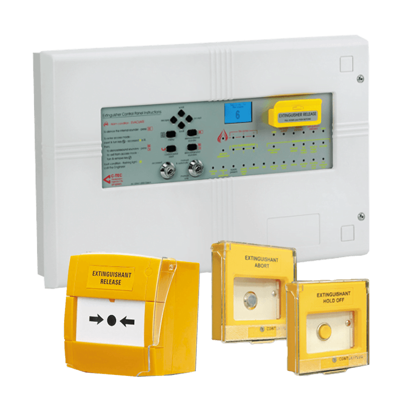 Gas-Fire-Extinguishing-System Control Panel - ContextPlus