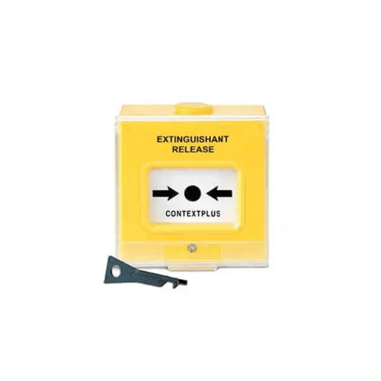 Yellow Extinguishant Release Call Point, CP100RLR - context plus
