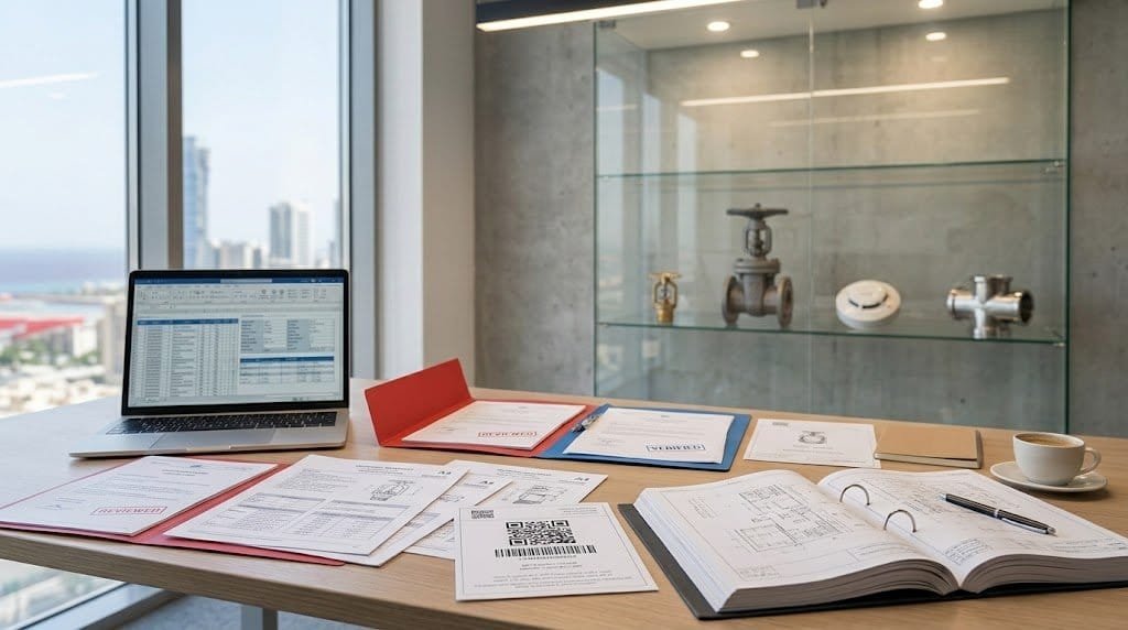 Certification documents review for UL and FM approved fire protection equipment