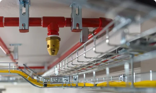 KDI galvanized fire sprinkler pipes